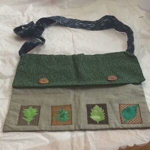 Nature theme handcrafted bag